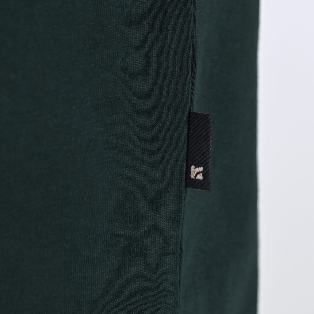 262RTS-9161 T-SHIRTS LONGSLEEVE WITH HIGH DENSITY PRINT FOREST GREEN