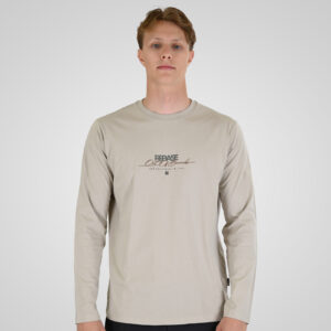 262RTS-9161 T-SHIRTS LONGSLEEVE WITH HIGH DENSITY PRINT LT ASH