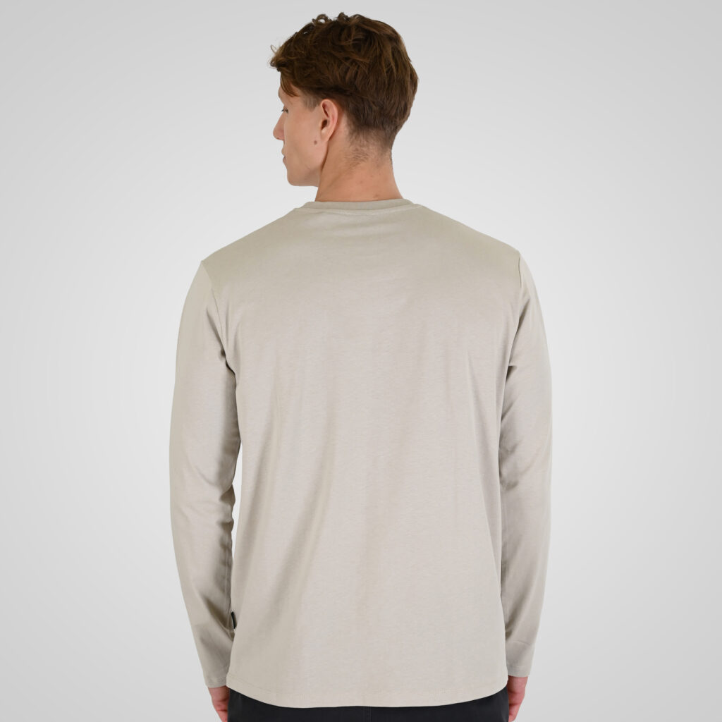 262RTS-9161 T-SHIRTS LONGSLEEVE WITH HIGH DENSITY PRINT LT ASH