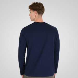 262RTS-9161 T-SHIRTS LONGSLEEVE WITH HIGH DENSITY PRINT NAVY - Image 4