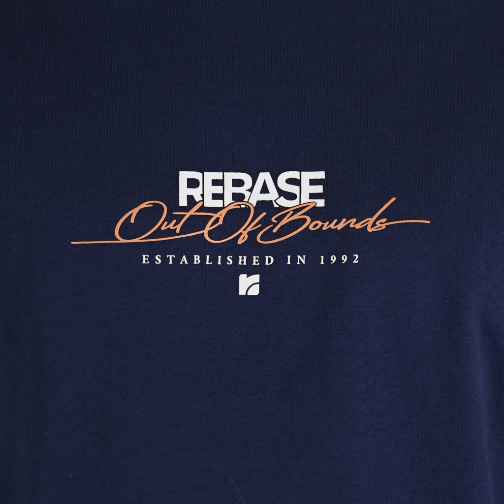 262RTS-9161 T-SHIRTS LONGSLEEVE WITH HIGH DENSITY PRINT NAVY