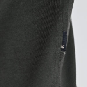 262RTS-9162 T-SHIRTS LONGSLEEVE WITH DENSE EMBROIDERY AND RIB ON CUFFS (HEAVY JERSEY) (RELAXED FIT) ANTHRACITE - Image 6