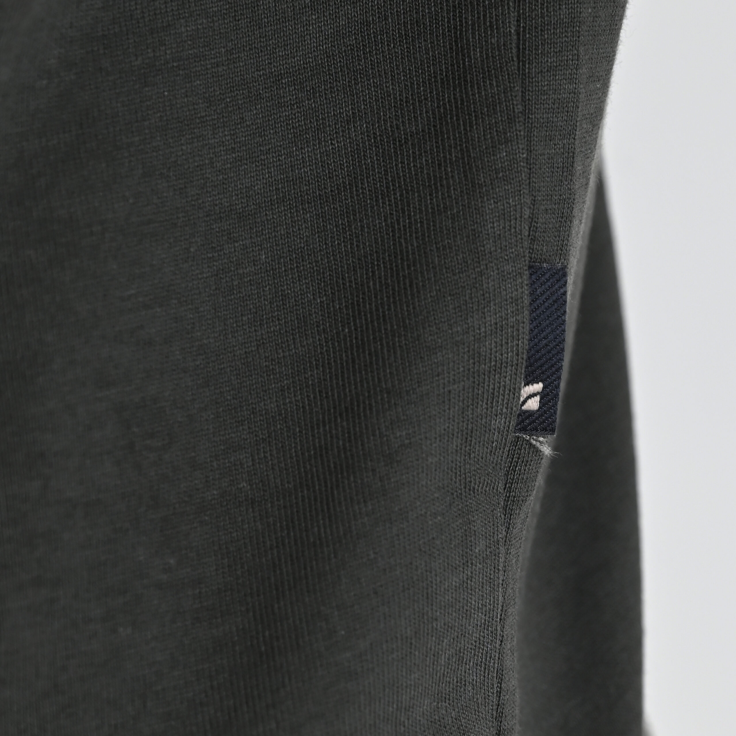 262RTS-9162 T-SHIRTS LONGSLEEVE WITH DENSE EMBROIDERY AND RIB ON CUFFS (HEAVY JERSEY) (RELAXED FIT) ANTHRACITE - Image 6