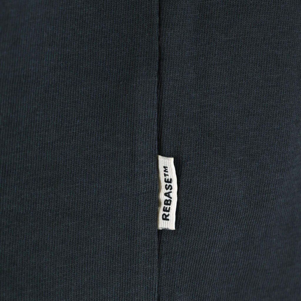 262RTS-9163 T-SHIRTS LONGSLEEVE FRONT - BACK PRINTED WITH DOUBLE PRESSED PRINT AND RIB ON CUFFS (HEAVY JERSEY) (RELAXED FIT) ANTHRACITE