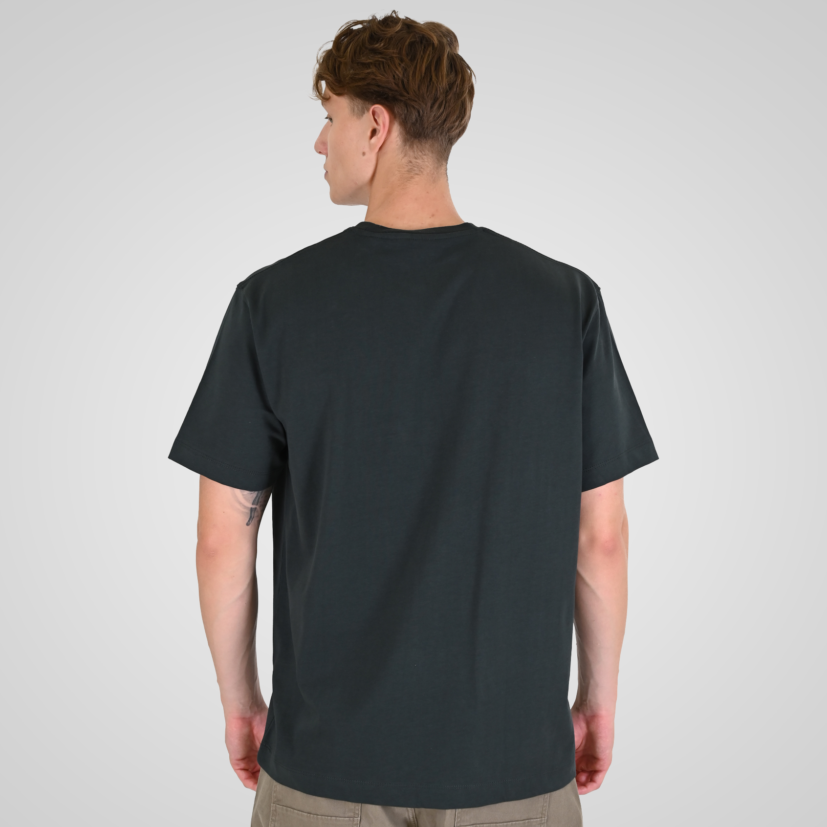 262RTS-9164 T-SHIRTS WITH PUFF PRINT (HEAVY JERSEY) (RELAXED FIT) ANTHRACITE - Image 4