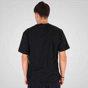 262RTS-9164 T-SHIRTS WITH PUFF PRINT (HEAVY JERSEY) (RELAXED FIT) BLACK - Image 4