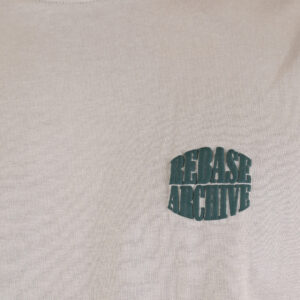 262RTS-9164 T-SHIRTS WITH PUFF PRINT (HEAVY JERSEY) (RELAXED FIT) ICE GREY - Image 5