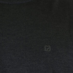 262RKNIT-8050 KNITS CREWNECK WITH DENSE EMBROIDERY FOREST GREEN MELANGE - Image 5