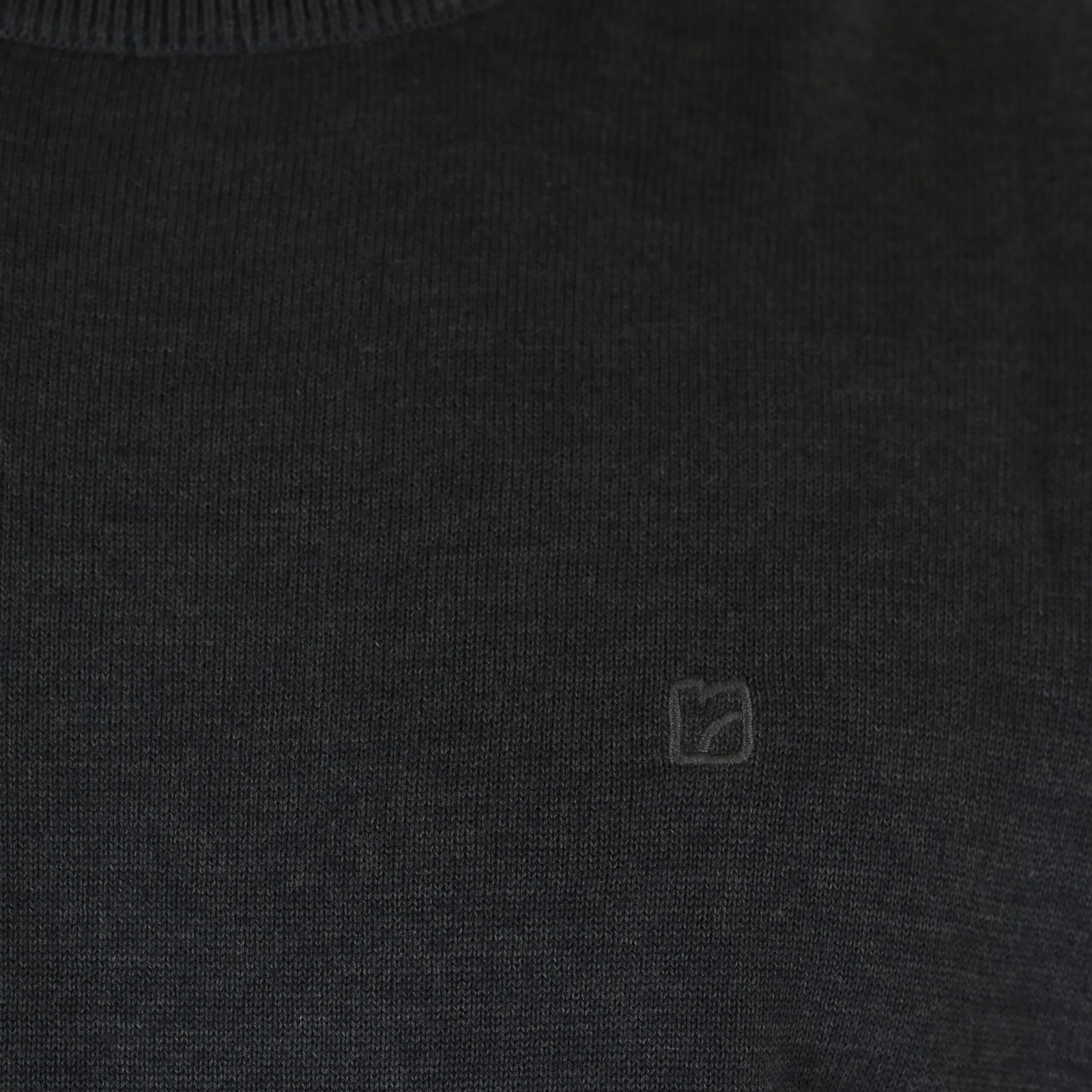 262RKNIT-8050 KNITS CREWNECK WITH DENSE EMBROIDERY FOREST GREEN MELANGE - Image 5