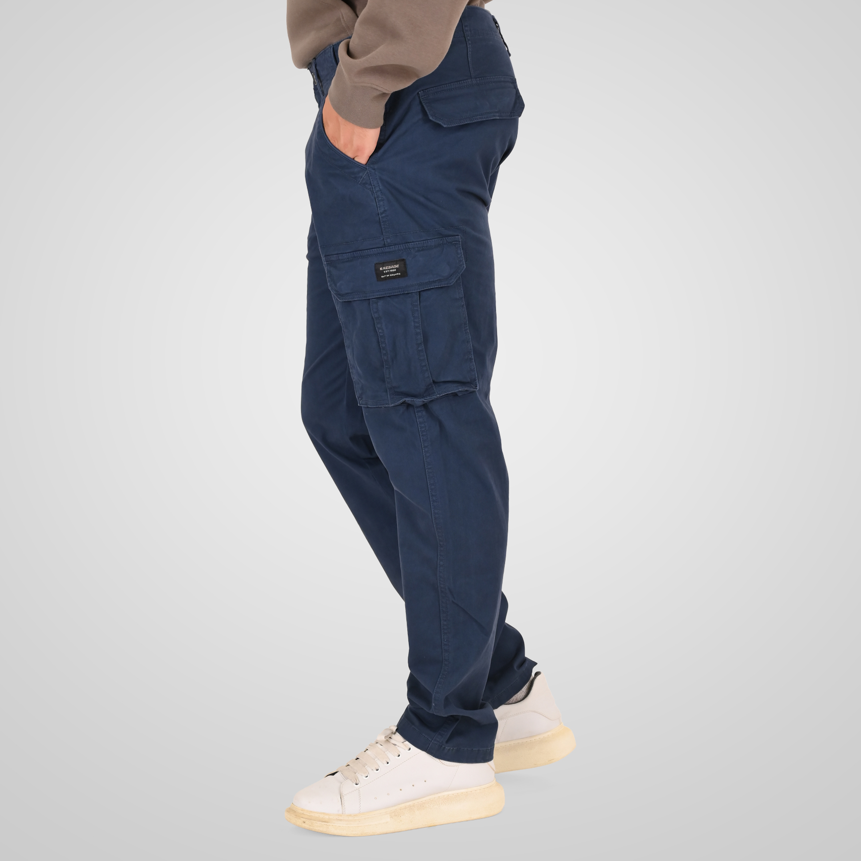 262RCCP-4122 CARGO PANTS BLUE GREY - Image 3