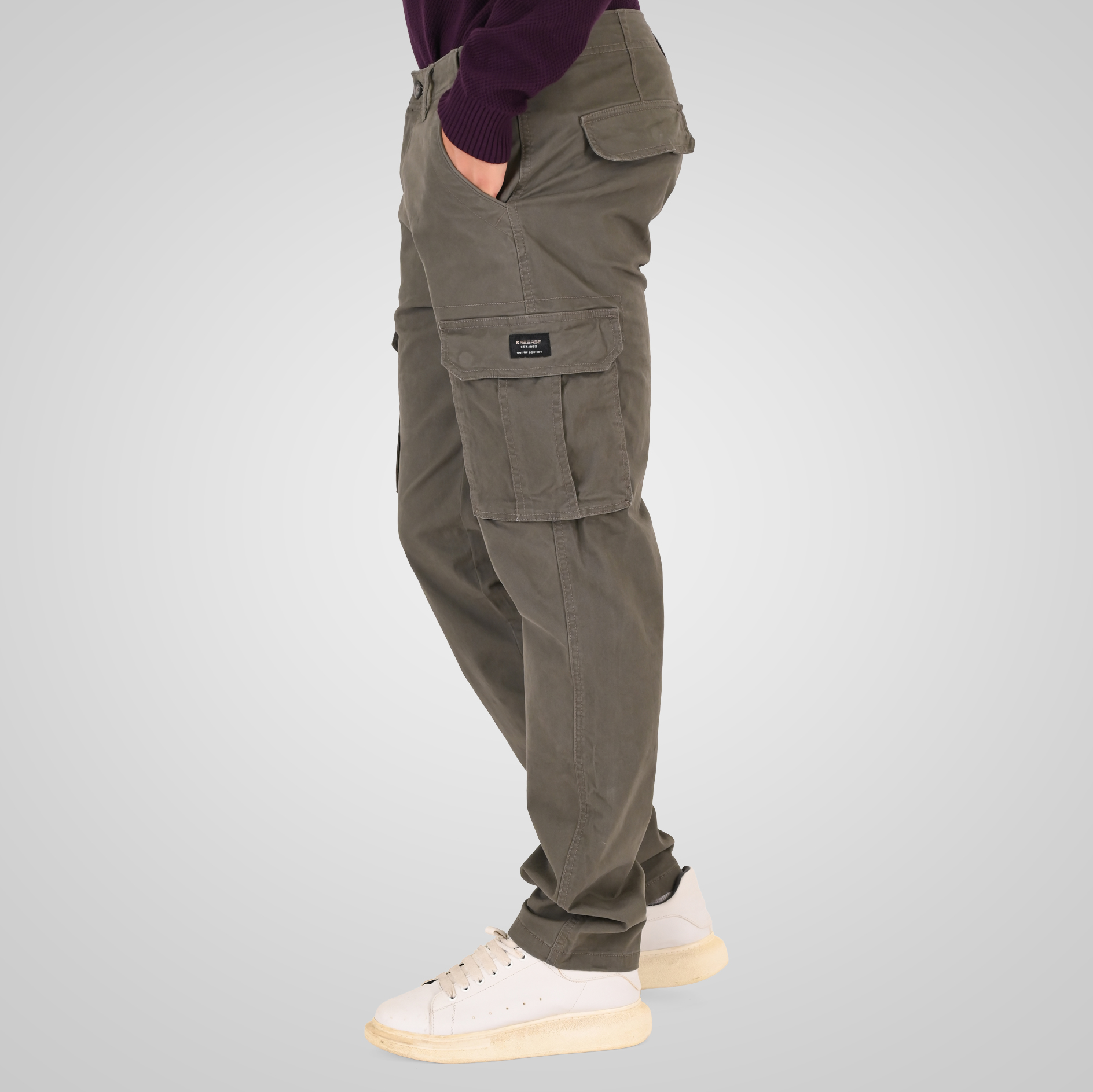 262RCCP-4122 CARGO PANTS OLIVE - Image 3