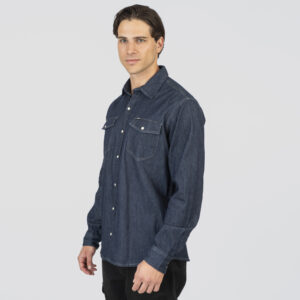 RDS-5111 NOS SHIRTS WITH SNAP BUTTONS DENIM DARK BLUE DENIM - Image 3