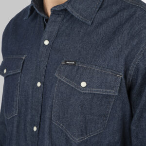 RDS-5111 NOS SHIRTS WITH SNAP BUTTONS DENIM DARK BLUE DENIM - Image 5